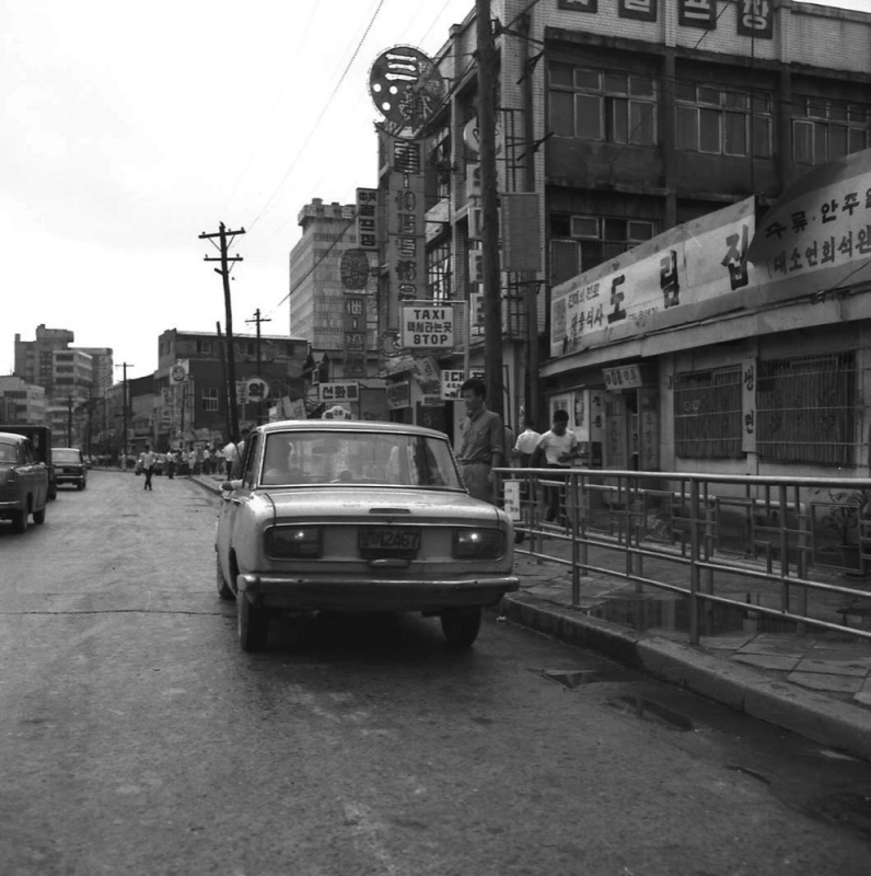 1968, 서울시내택시승차대