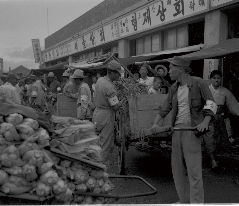 1960~1964, 서울시가로청소현장과다양한옥외광고물모습들